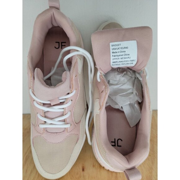 JF Bridget Sneaker Size 9 in Shell/Blush/Burch White  Women's shoes - Picture 5 of 5